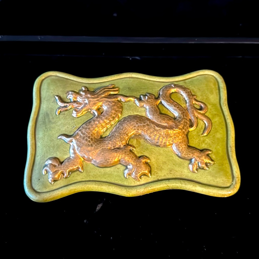 Mid-Century Ceramic Dragon Box by Kleine Co.